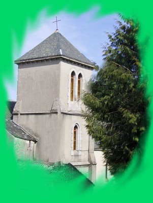 Le clocher de l'église Saint-Mathieu